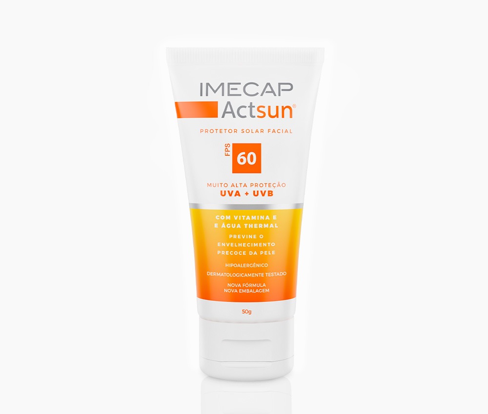 PROTETOR SOLAR EM CREME COM COR - IMECAP ACTSUN